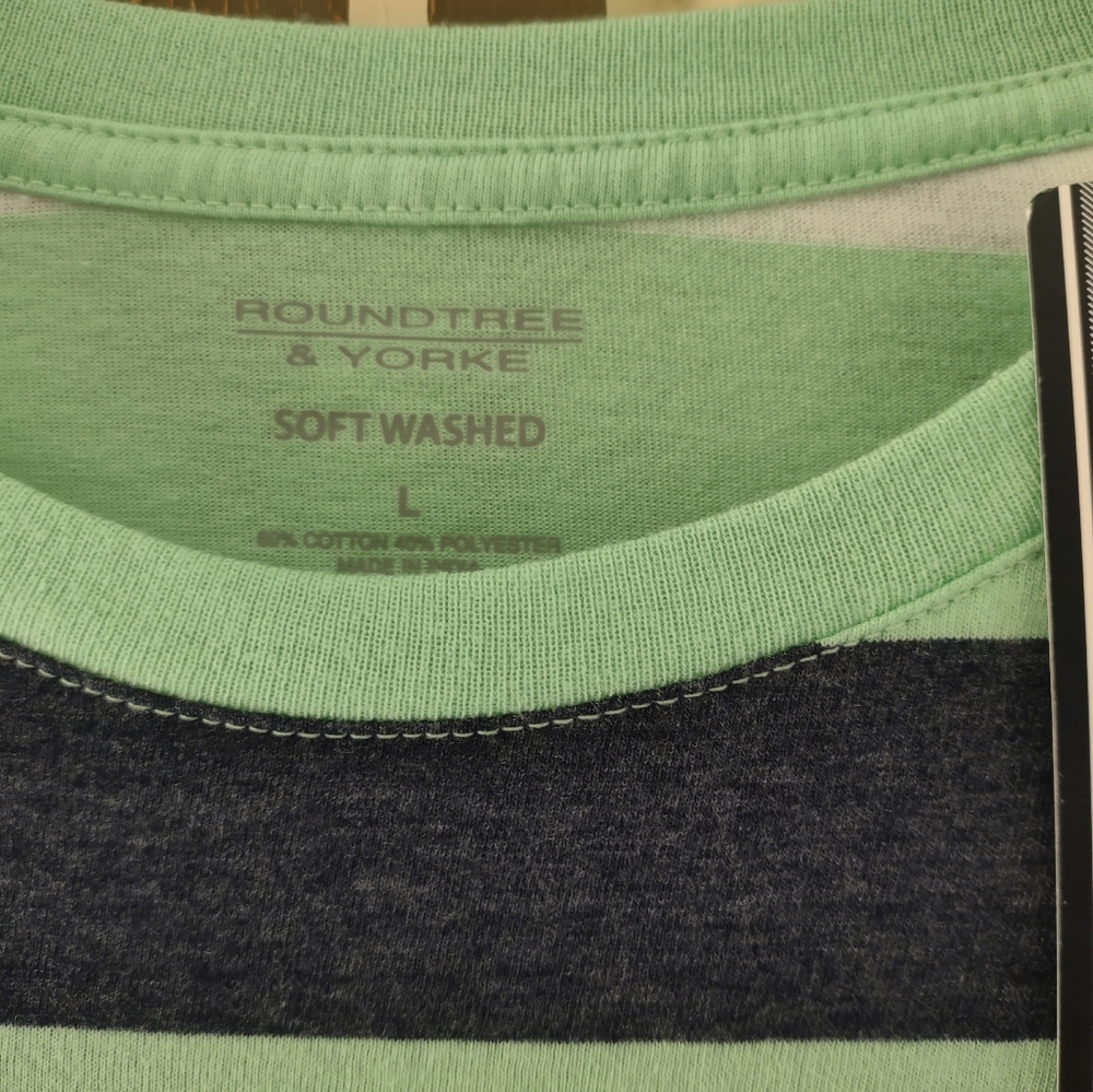 Nwt Roundtree & Yorke Large Soft Washed Short Sle… - image 8